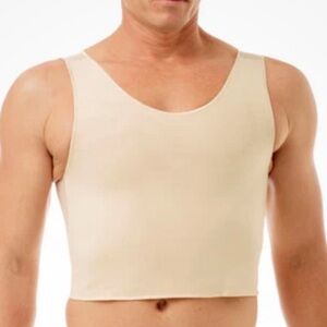 Underworks FTM 943 High Power Compression Chest Binder Top Nude Medium Lined USA
